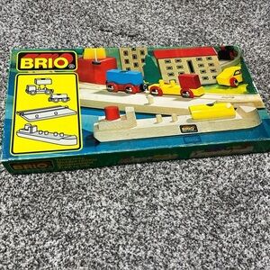 BRIO Sea Transport 31405/28 Wooden Sweden 1980’s In Box Rare Vintage